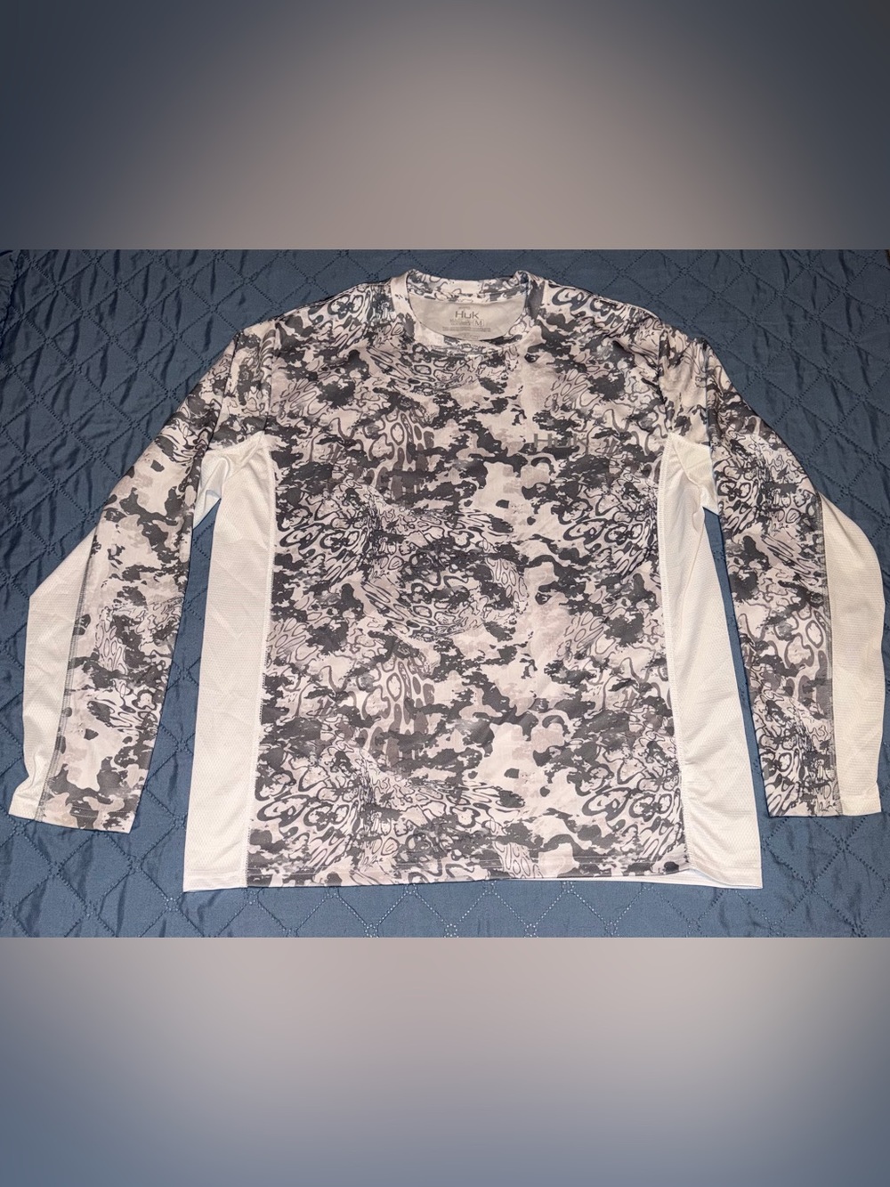Huk Icon X Tide Change Fade Long Sleeve Fishing Shirt Men’s Size-M